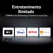 LG 2021 Smart TV LG 65" 4K UHD 65UP7550 WiFi Bluetooth HDR Inteligência Artificial ThinQ Smart Magic Google Alexa, 65UP751C0SF