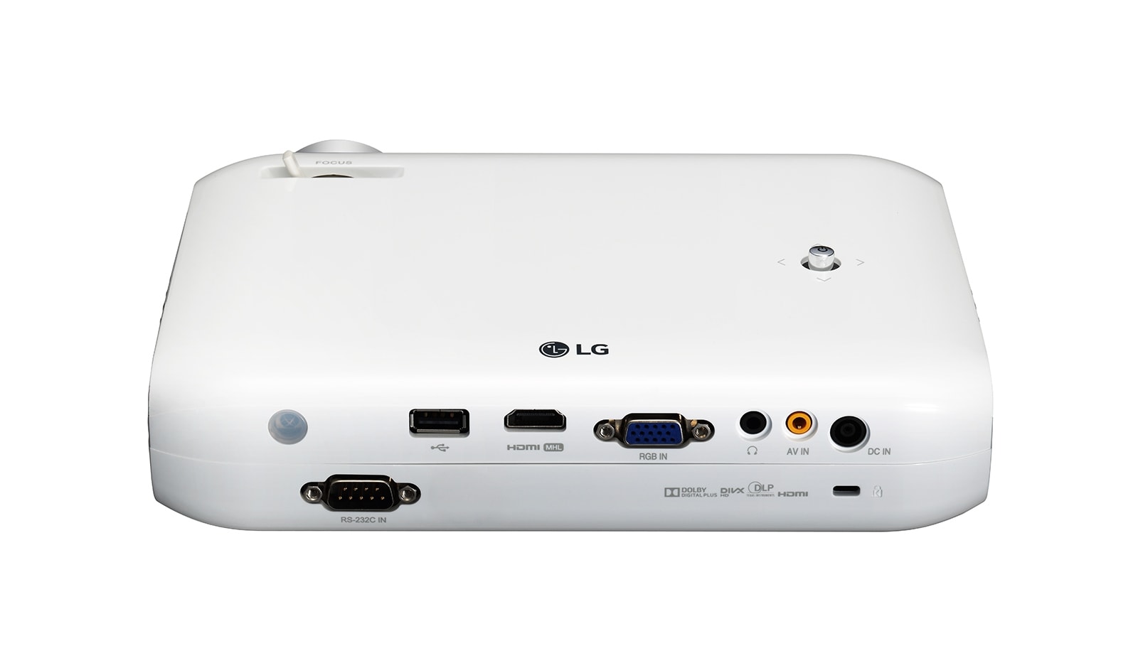 LG Portabler LED Projektor mit hoher Leuchtleistung und WXGA Auflösung, PW1000G