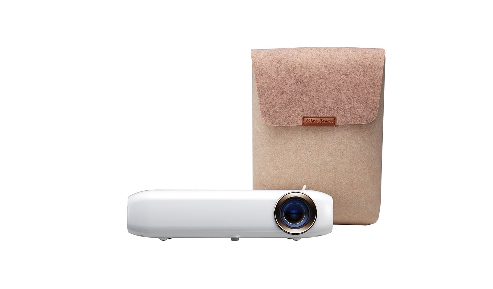 LG Portabler LED Projektor mit hoher Leuchtleistung und WXGA Auflösung 1280 x 800, PW1500G