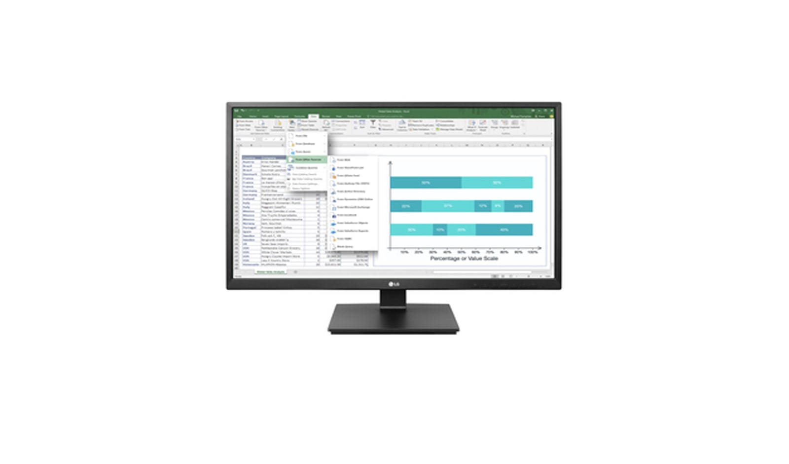 LG 24" Full HD IPS Business Monitor, 24BK550Y-B