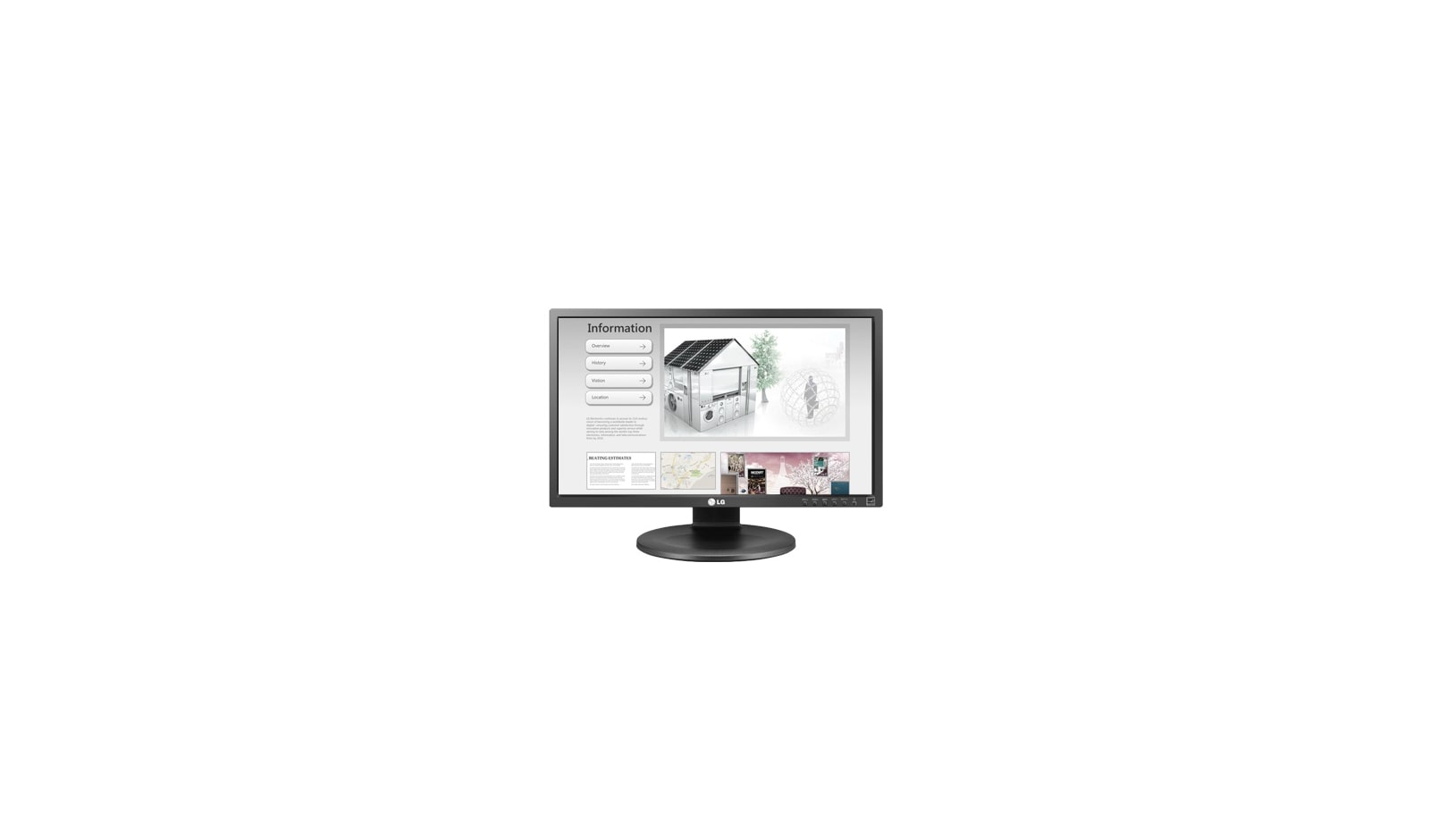 LG Business-Monitor mit 60,45 cm (24 Zoll) Bildschirmdiagonale und IPS-Panel mit LED-Backlight-Technologie, 24MB35PM-W