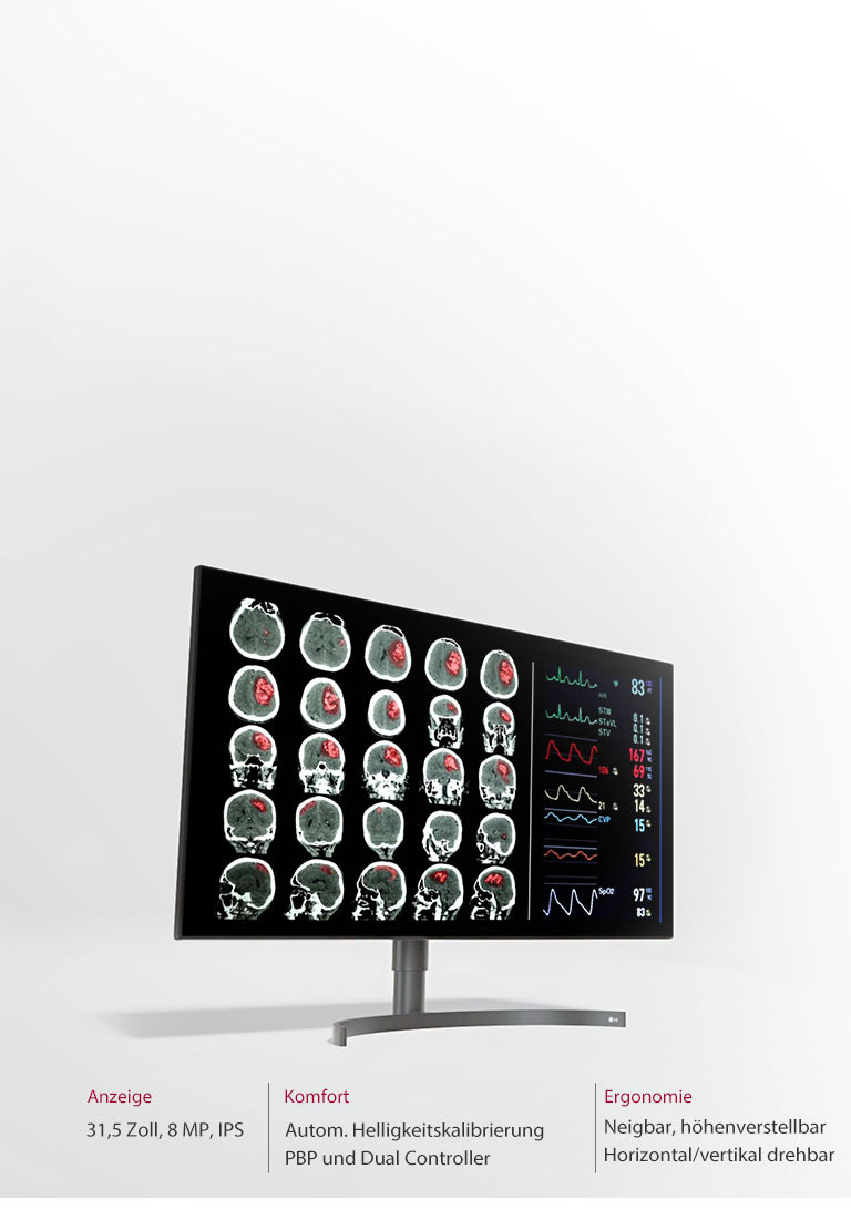 Diagnosemonitor mit 31,5 Zoll und 8 MP3