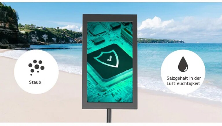 Der 22XE1J hat eine konforme Beschichtung, die ihn resistent gegen Staub und Salzgehalt in der Feuchtigkeit macht.