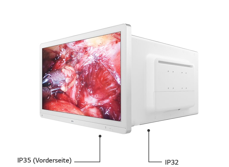 Staubdicht und wasserabweisend/Schutzart IP35 (Vorderseite)/IP32 (Gehäuse ausgenommen Vorderseite)