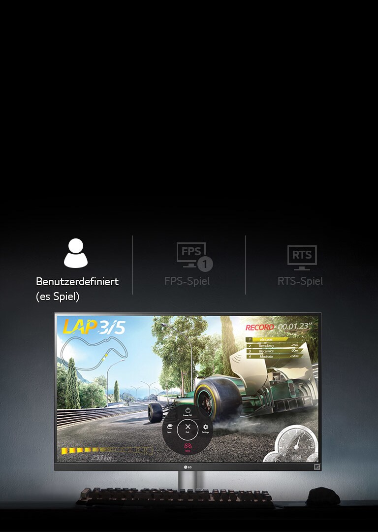 Individuelle Anzeige für jedes Spiel1