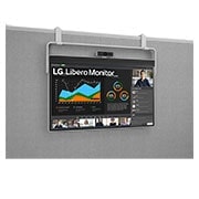 LG 27-Zoll-QHD-Monitor „Libero“ mit abnehmbarer Full-HD-Webcam, 27BQ70QC-S