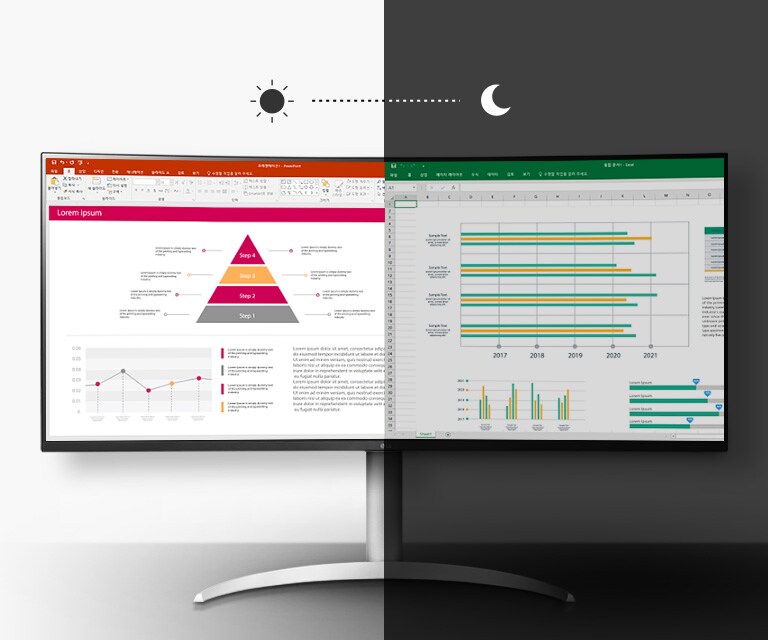 Der Umgebungslichtsensor reagiert auf Licht, wodurch Bildschirminhalte in hellen Bereichen heller und in dunkeln Bereichen dunkler dargestellt werden.