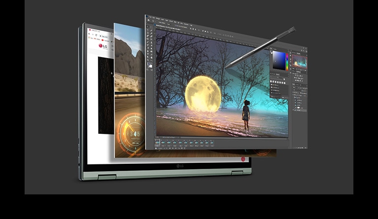 Wir sehen, dass auf dem LG gram gerade intensiv gearbeitet wird.