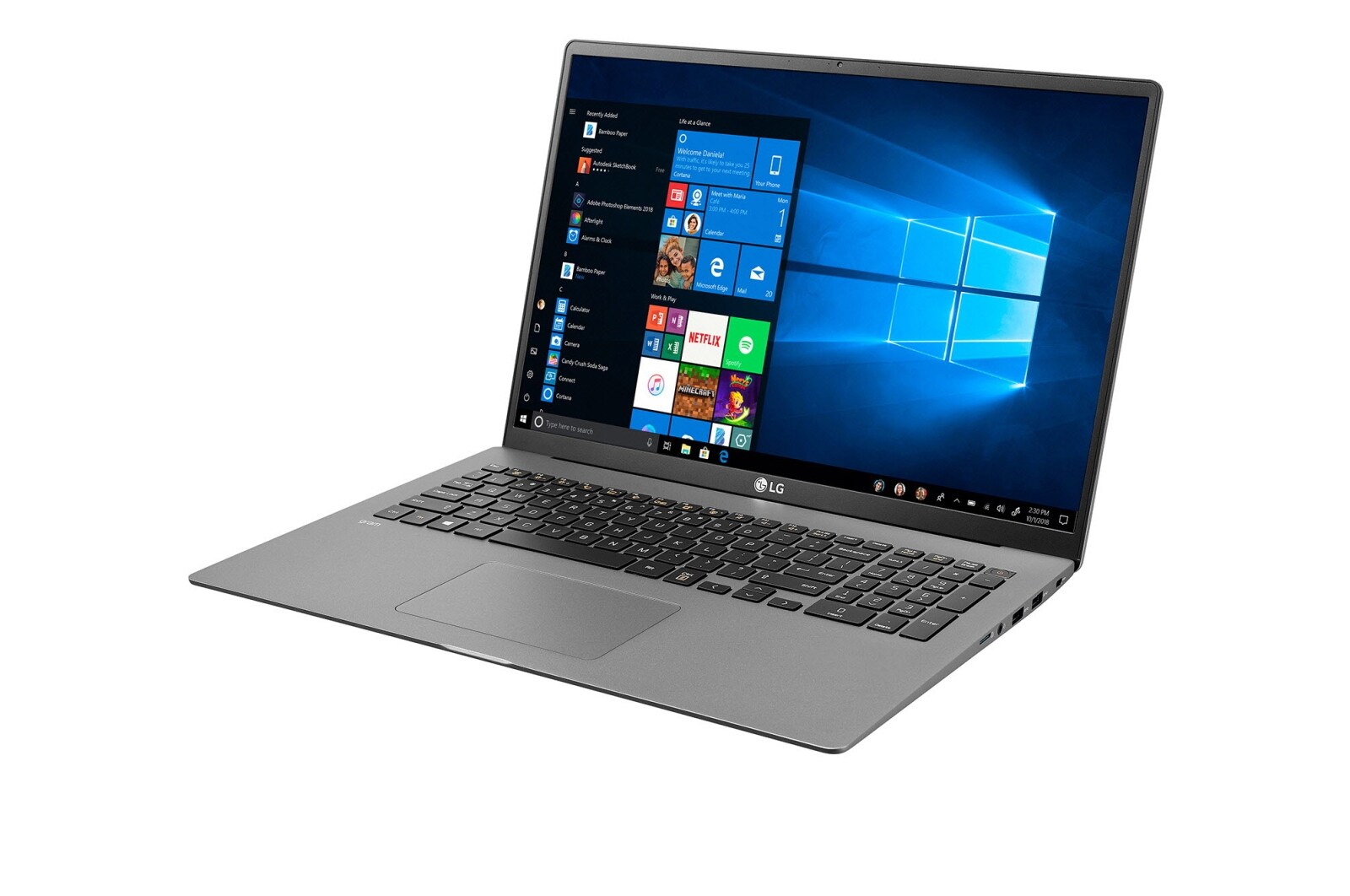 LG Business Edition - 17'' Ultraleichtes Notebook mit Intel® Core™ Prozessor der 10. Generation und 80-WH-Akku, 17Z90N-V.AP55G