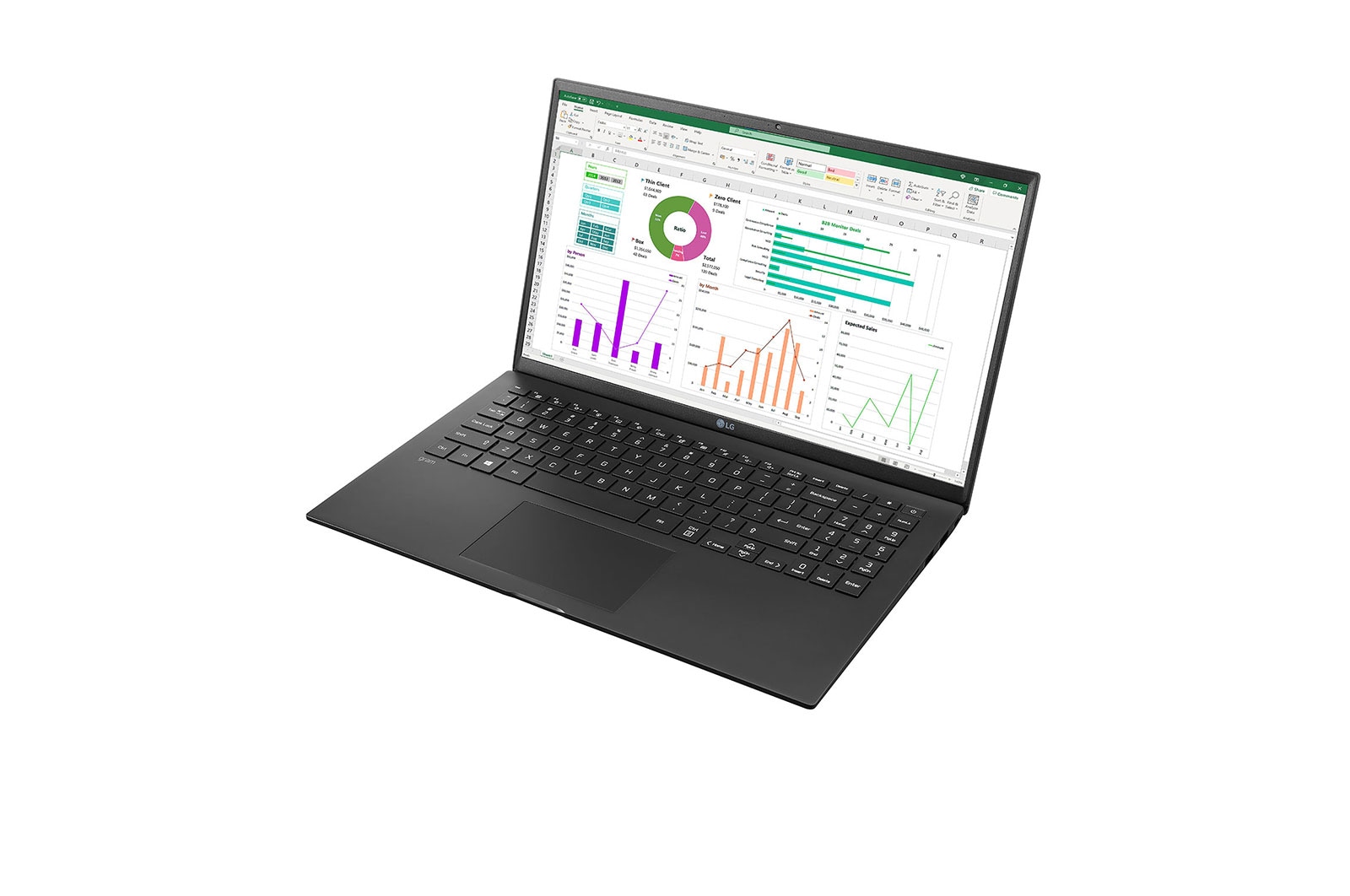 LG 15,6" Mobiler Thin Client mit Intel® Core™ i3 der 11. Gen., 80-Wh-Akku und IPS, 15ZT90P-G.AX32G