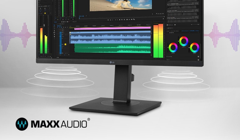 Dieser Monitor unterstützt integrierte Lautsprecher mit MaxxAudio®.