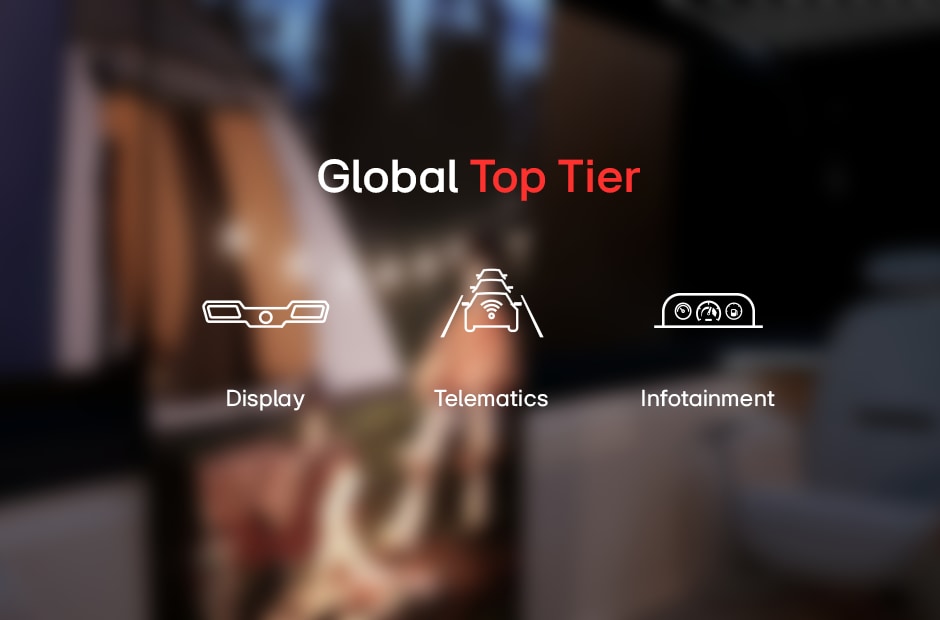 Display, telematics and infotainment are some of the most sought after features in an automobile Display, telematics and infotainment are some of the most sought after features in an automobile
