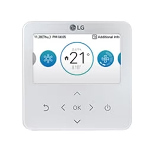 LG Individual Controller for personalized temperature control in commercial and residential HVAC systems.