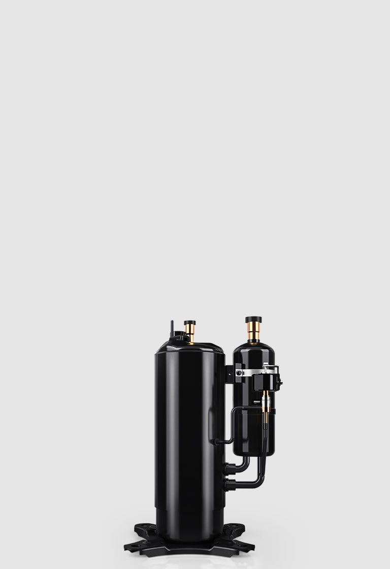 The front view of LG UniRotary™ Compressor