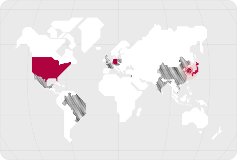 World map shows LG VS Mobility delivering mobility innovations and on-site service through a global network.