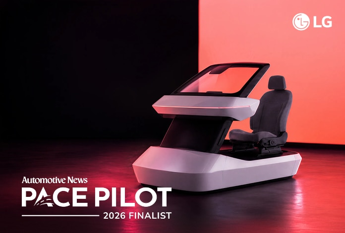 LG Electronics’ Ultraview Windshield Display Named Finalist for 2026 Pace Pilot Award