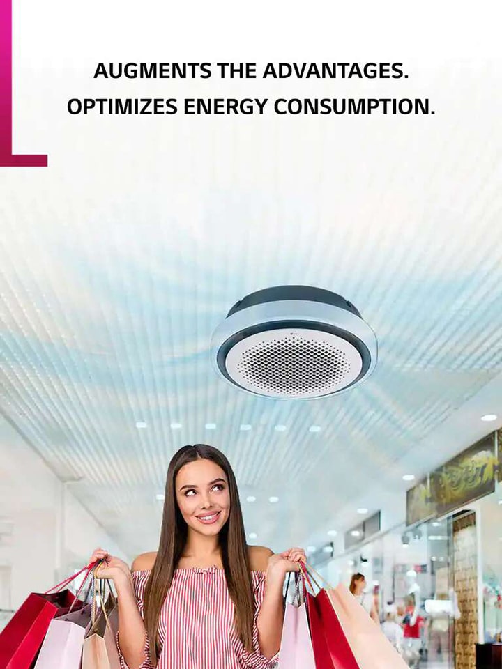 AUGMENTS THE ADVANTAGES. <br>OPTIMIZES ENERGY CONSUMPTION