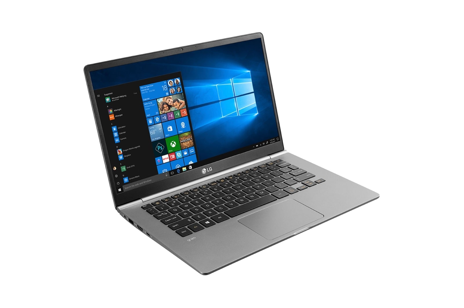 LG LG gram 35.56cm (14) Ultra-Light Laptop with Intel® Core™ i5 processor (8th generation), 14Z980-GAH52A2