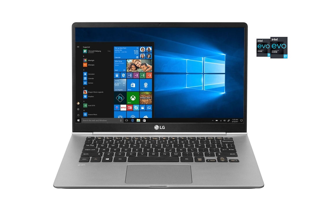 LG Gram 14Z980 laptop front view