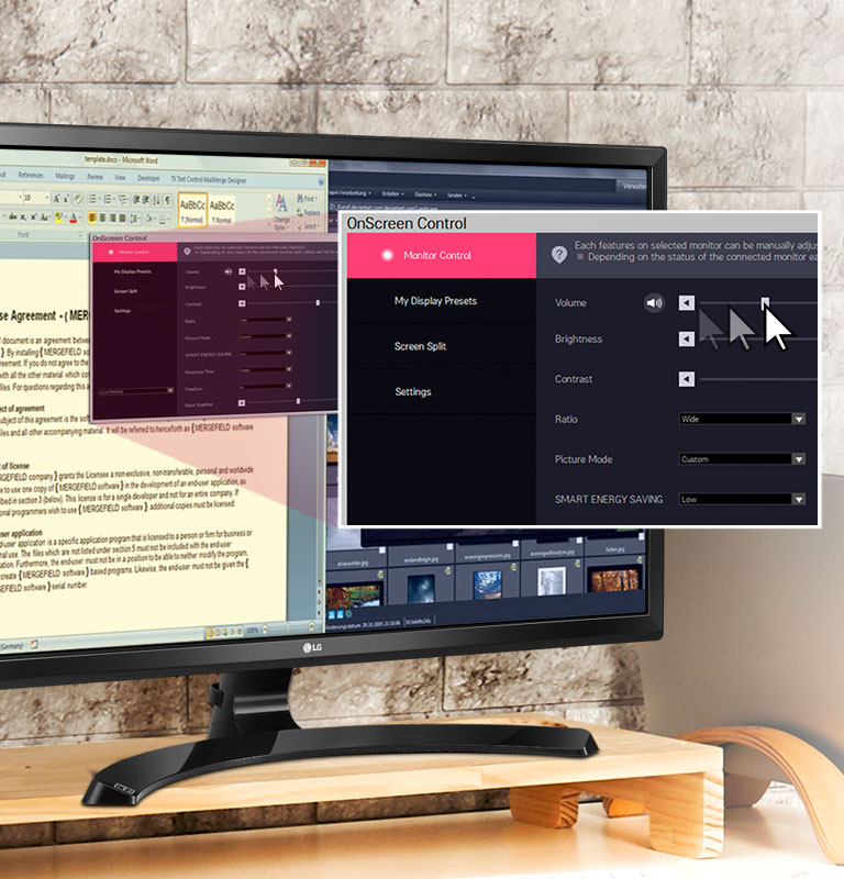 Convenient, Easy OnScreen Control