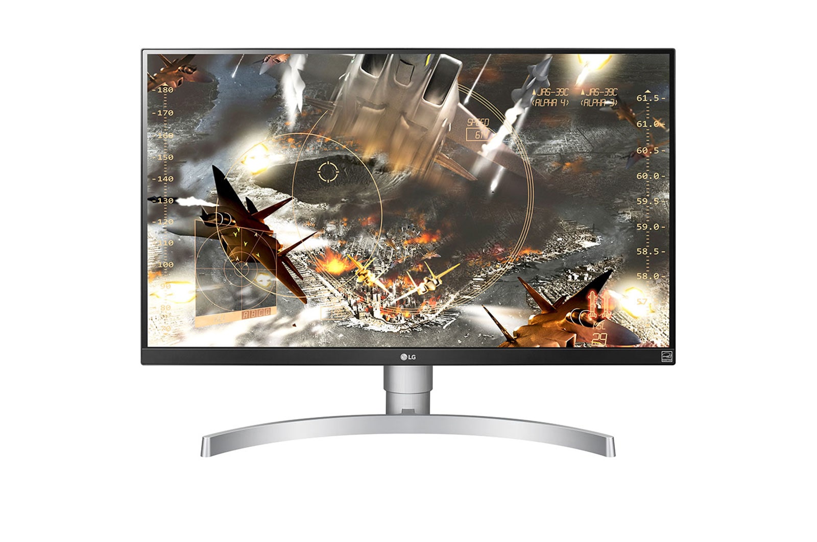 LG 68.58cm (27) Class 4K UHD IPS LED Monitor with VESA DisplayHDR 400 (68.58cm (27) Diagonal), 27UL650-W
