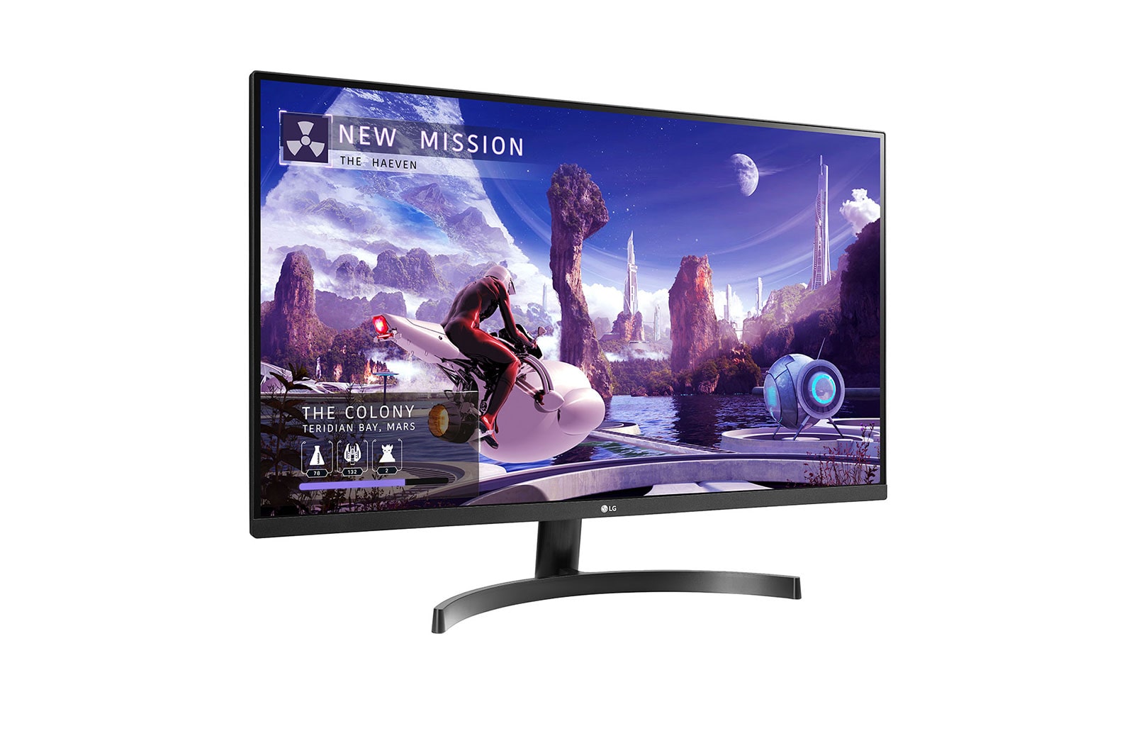 LG 80 cm (31.5) QHD IPS Monitor with AMD FreeSync™, 32QN600-B