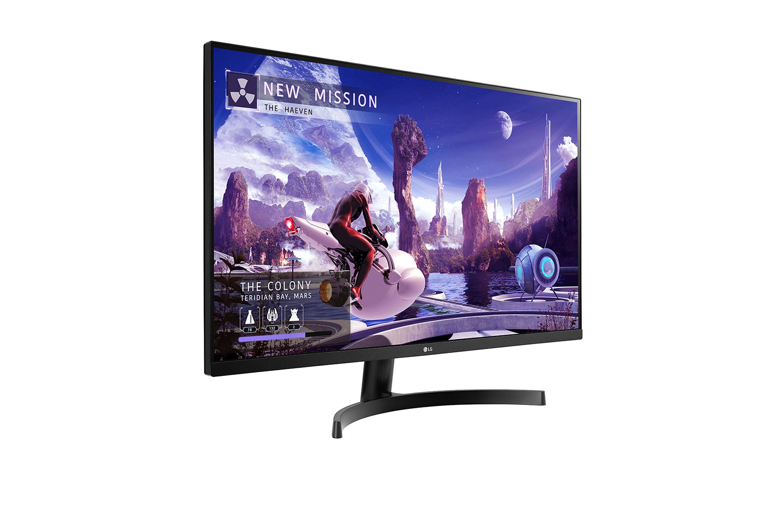LG 80 cm (31.5) QHD IPS Monitor with AMD FreeSync™, 32QN600-B