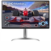 LG 80 cm (31.5) UHD 4K (3840x2160) / HDR10 / 4K@144Hz from HDMI2.1 / AMD FreeSync™ Premium / USB Type-C™ with 65W Power Delivery / Height / Pivot / Tilt Adjustable Stand, 32UQ750-W