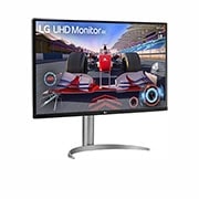 LG 80 cm (31.5) UHD 4K (3840x2160) / HDR10 / 4K@144Hz from HDMI2.1 / AMD FreeSync™ Premium / USB Type-C™ with 65W Power Delivery / Height / Pivot / Tilt Adjustable Stand, 32UQ750-W
