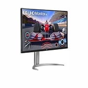 LG 80 cm (31.5) UHD 4K (3840x2160) / HDR10 / 4K@144Hz from HDMI2.1 / AMD FreeSync™ Premium / USB Type-C™ with 65W Power Delivery / Height / Pivot / Tilt Adjustable Stand, 32UQ750-W