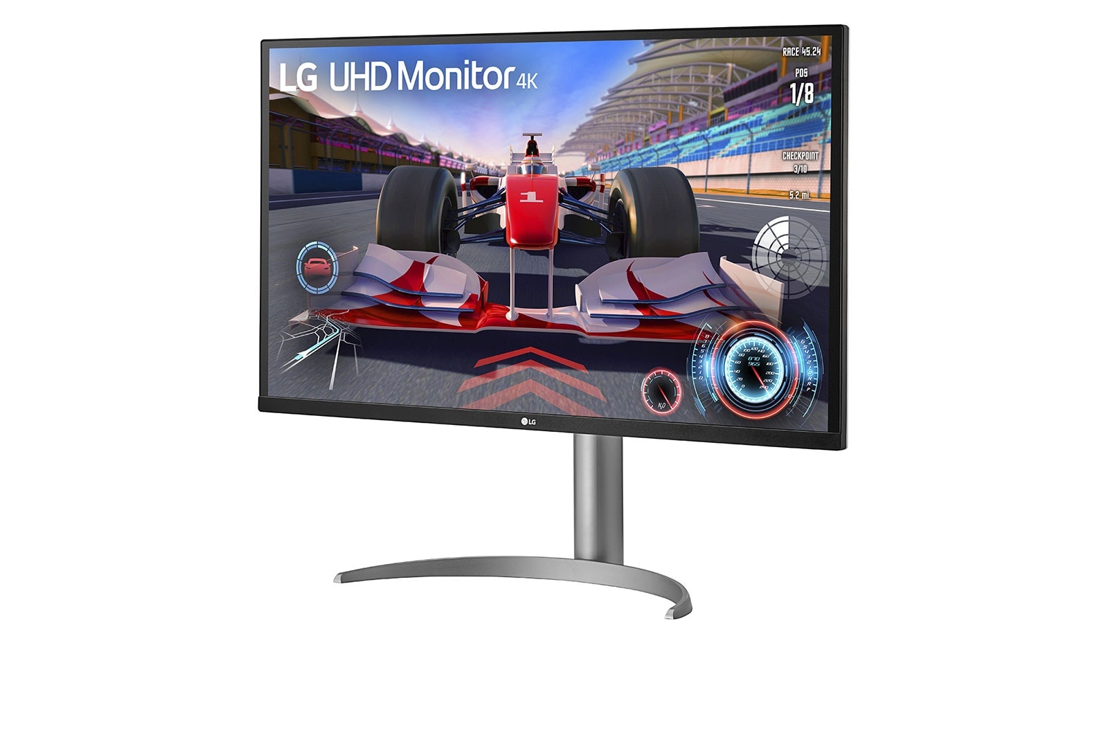 LG 80 cm (31.5) UHD 4K (3840x2160) / HDR10 / 4K@144Hz from HDMI2.1 / AMD FreeSync™ Premium / USB Type-C™ with 65W Power Delivery / Height / Pivot / Tilt Adjustable Stand, 32UQ750-W