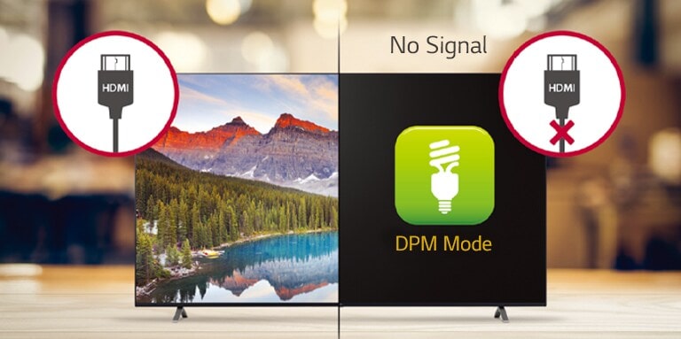 LG 43UR640S Display Power Management Support