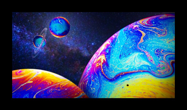 OLED contrast ratio.