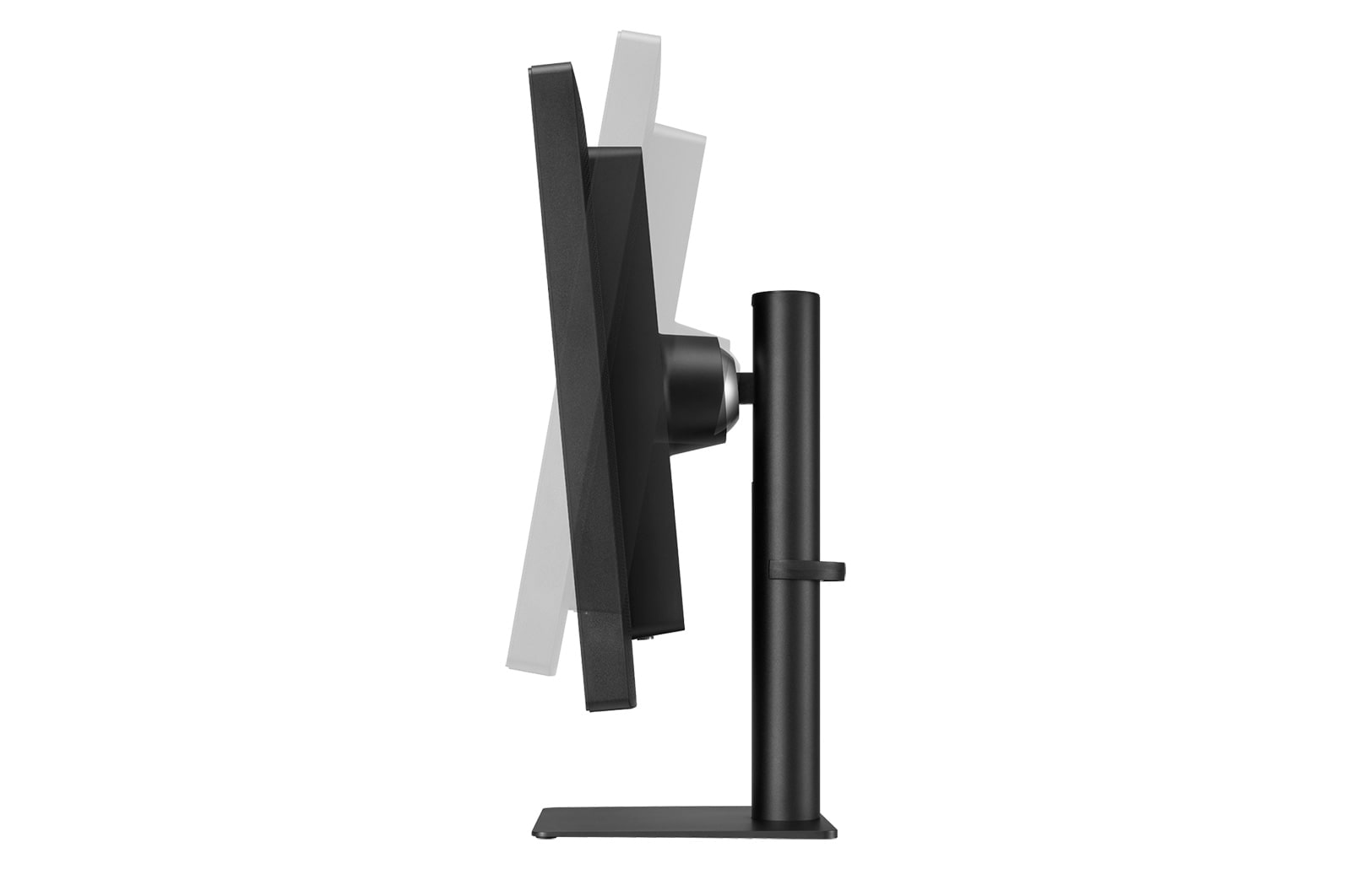 side view of the screen moving for tilt adjustment