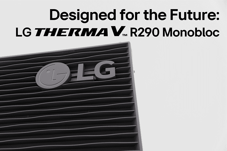 Desgin about LG THERMA V R290 Monobloc