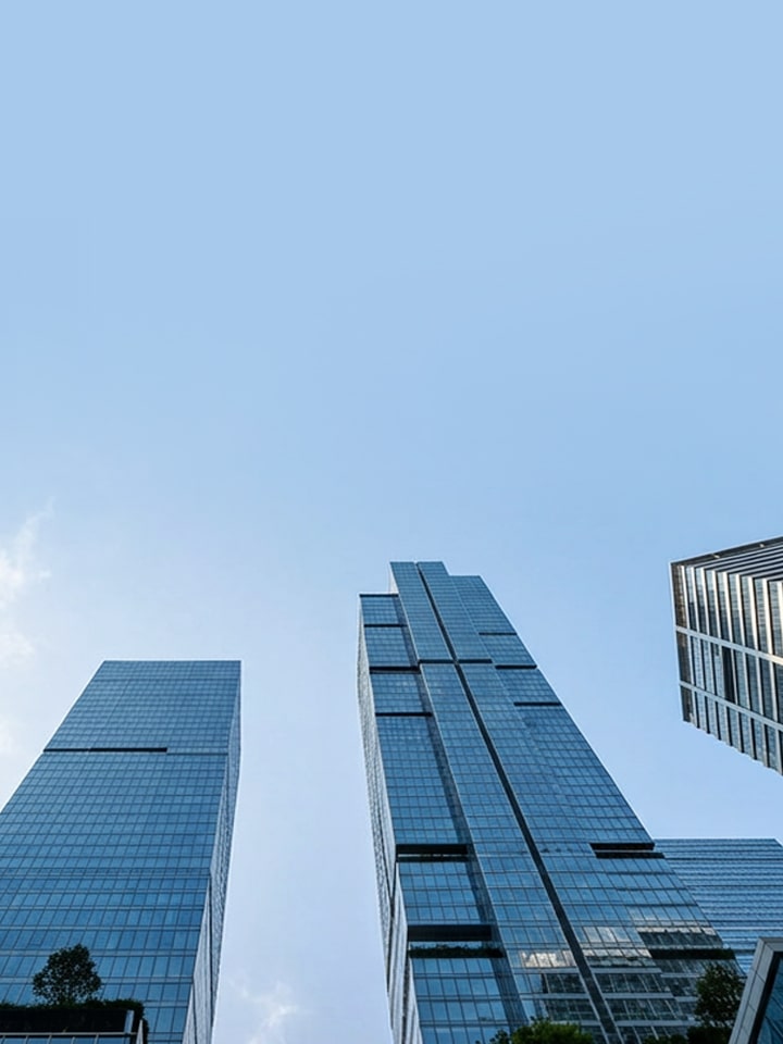 LG HVAC outdoor unit installed against a clear sky, with the LG logo prominently displayed. Efficient and sustainable climate control technology designed for a wide range of environments.