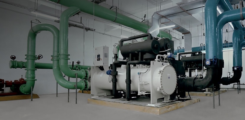 LG HVAC Industrial Solutions with advanced systems for large facilities. Reliable climate technology optimizing energy use and industrial performance