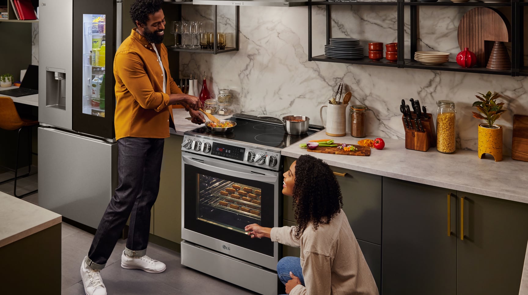 Cuisinières à induction de LG dotées de la technologie Air Fry - Une innovation pour vous et toute la famille