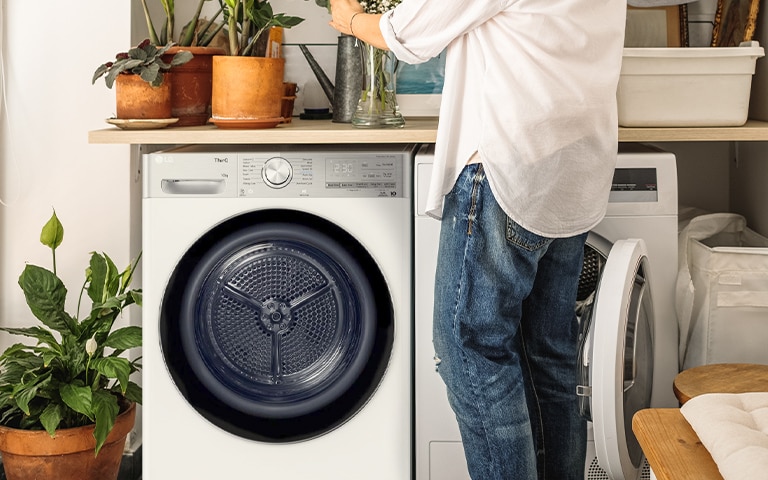 lg smart washing machine and smart tumble dryer