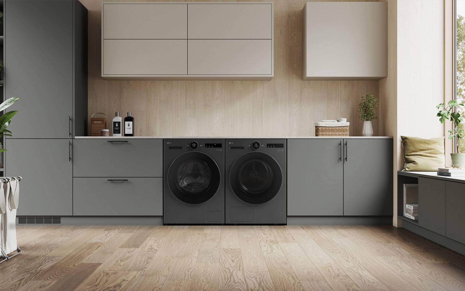 lg smart washing machine and smart tumble dryer