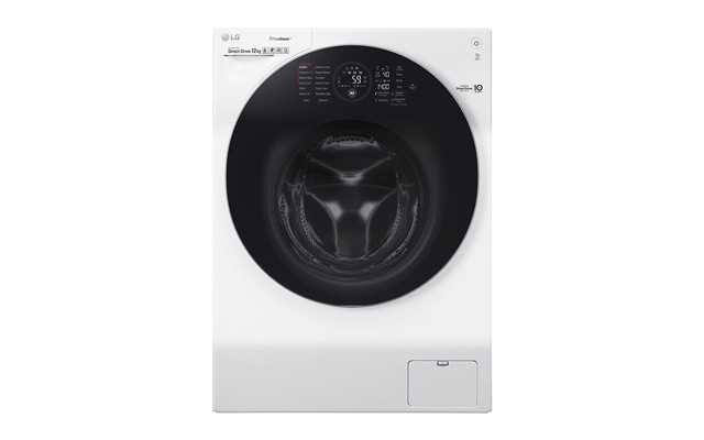 A front image of LG TrueSteam Washing Machine FH4G1BCS2