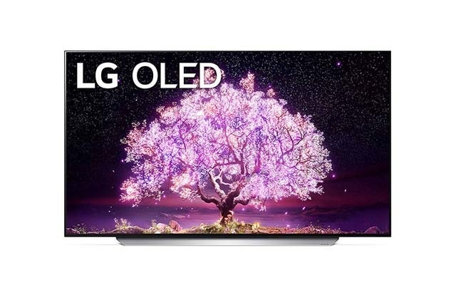A front image of LG OLED C1 Smart TV