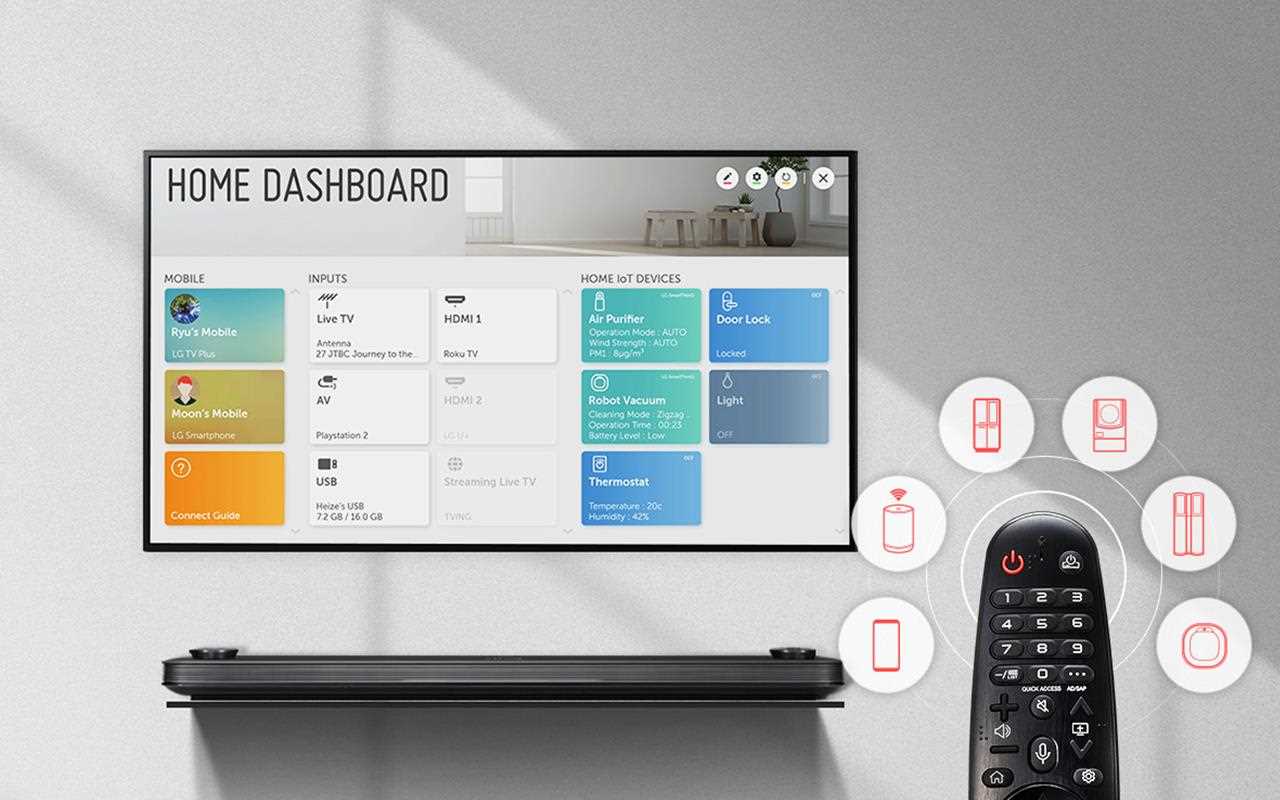 With your LG TV, you have all the control over your smart settings at the touch of a button | More at LG MAGAZINE