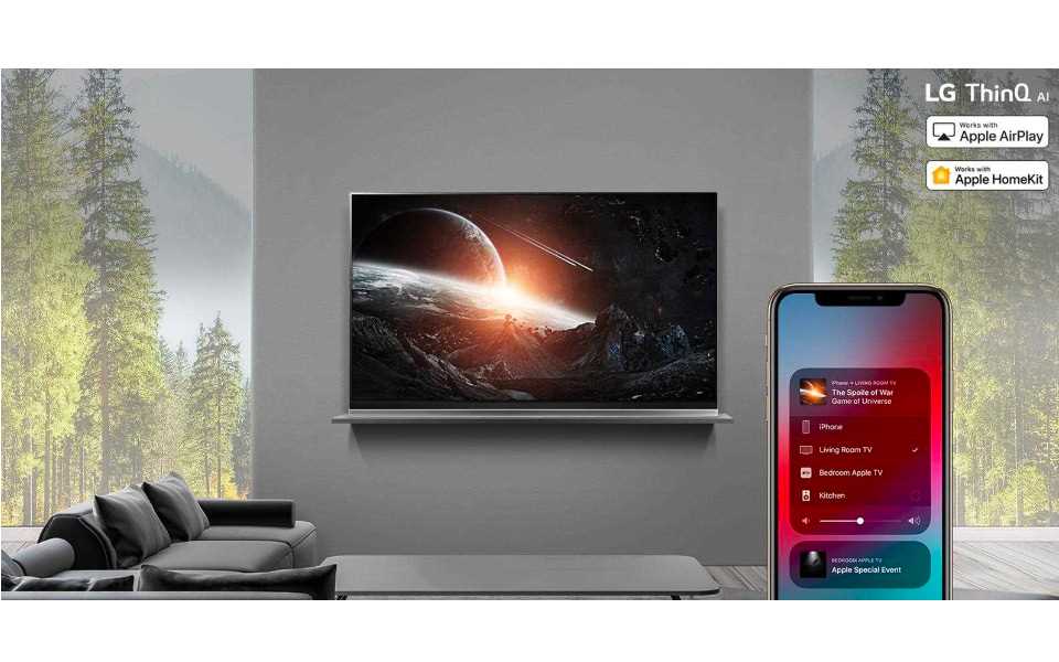 Have a home full of Apple products? Simply connect your Apple Homekit to your LG TV and you'll be good to go | More at LG MAGAZINE
