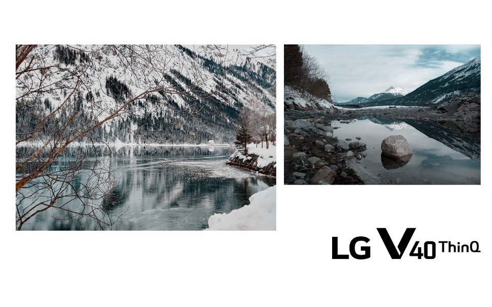 Some shots taken with the LG V40ThinQ of the icy lakes and snowy mountains in Tyrol | More at LG MAGAZINE