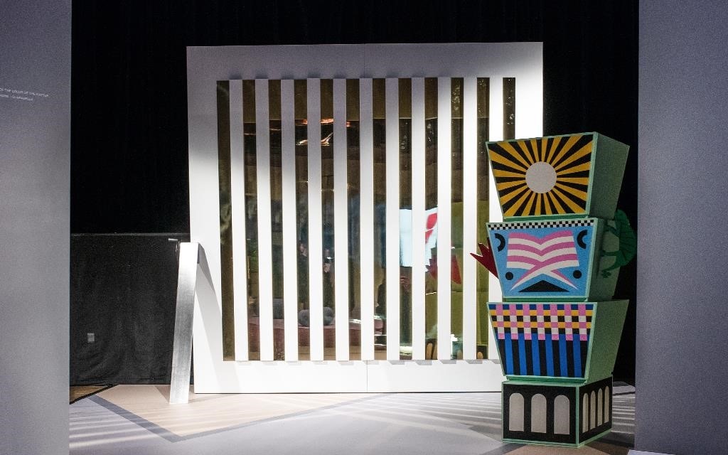 Daniel Buren’s Of the Colour of the Matter and Alessandro Mendini’s Clarabella - all on show at LG SIGNATURE ARTWEEK