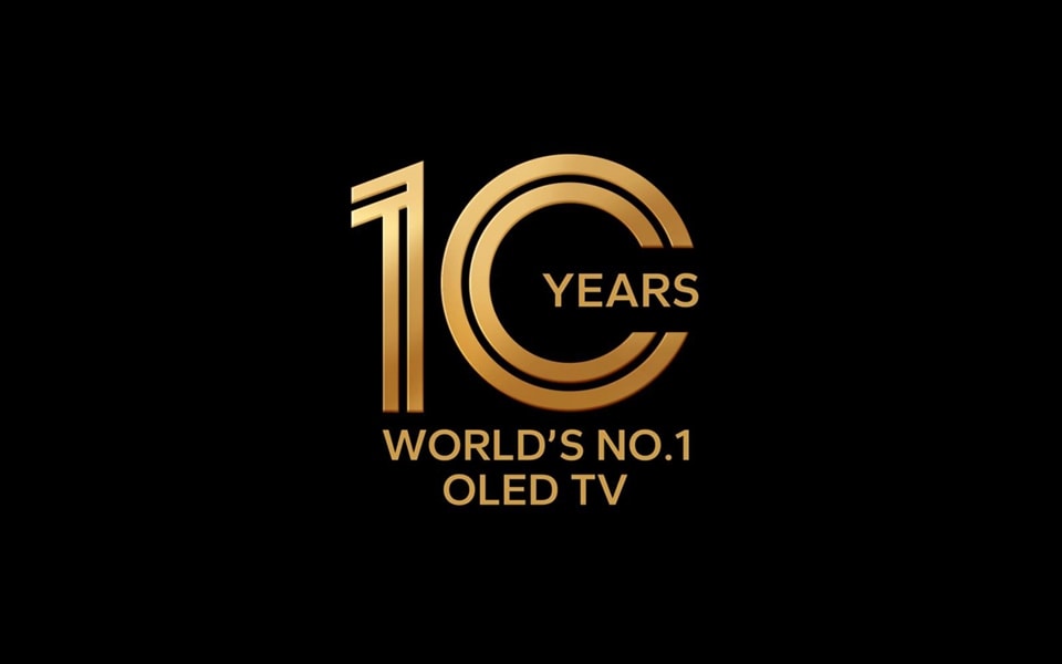 10 years of the world's no. 1 OLED TV