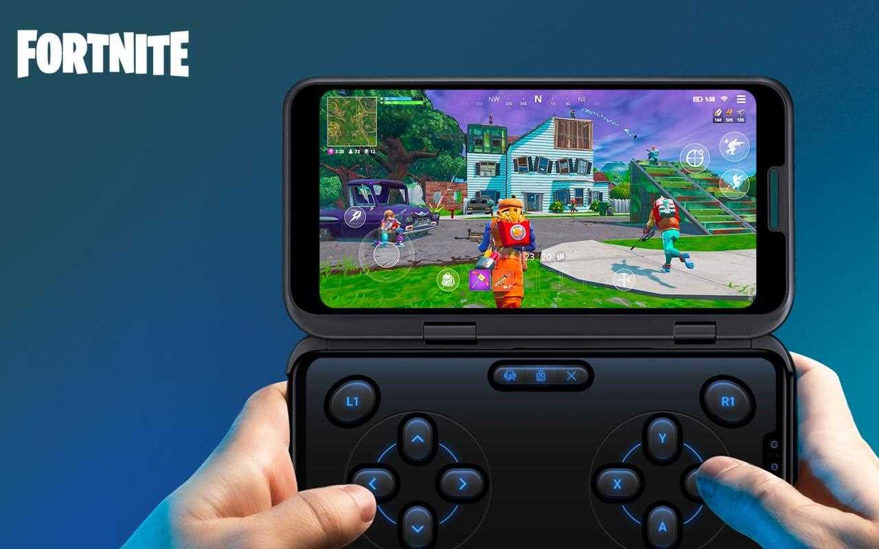 Fortnite is one of many games you can play in Dual Screen mode on the all-new LG G8X ThinQ phone | More at LG MAGAZINE