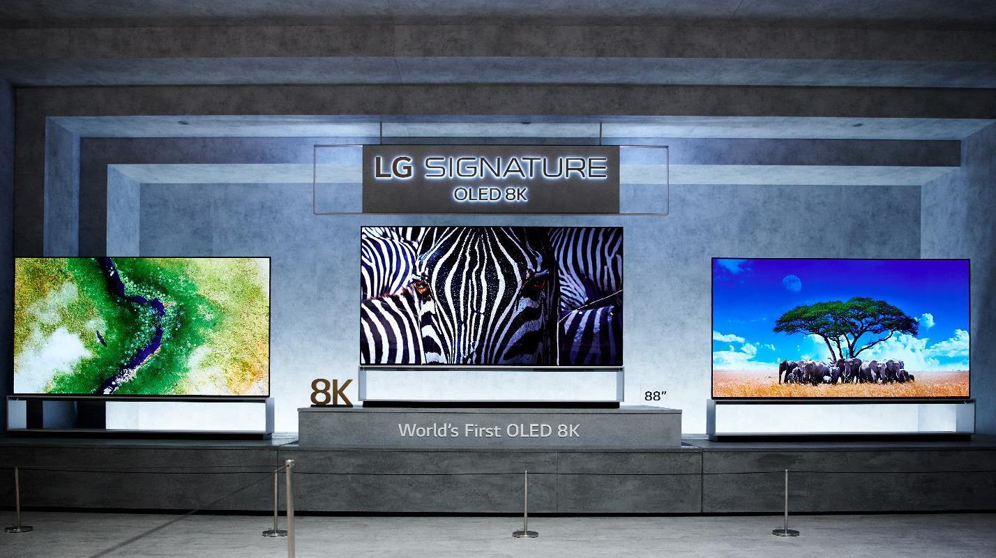 LG SIGNATURE OLED TV R shows perfect blacks and vivid colours.