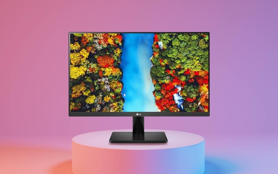 The 27 '' IPS Full HD display uses an IPS panel to prevent eye strain